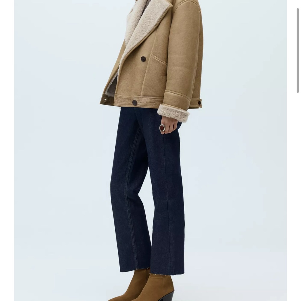 Zara Brown Suede Ankle Boots